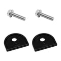 CLUBRALLY Golf Cart Front Top Strut Mount Pads with Stainless Steel Screws Kit, Fit for Club Car DS 1982-2000