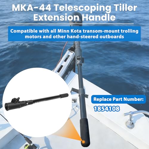 Telescoping Trolling Motor Extension Handle 24-40 Inch Adjustable Marine Control