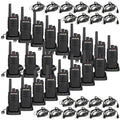 Walkie Talkies for Adults 20 Pack with Earpiece - Without Display - Commercial Two-Way Radios