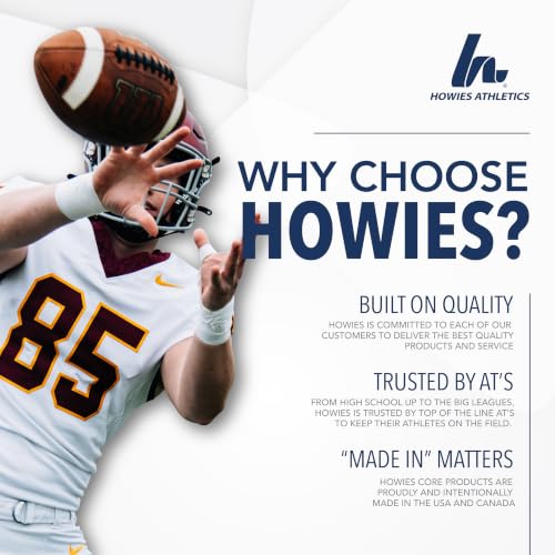 Howies Athletic Tape 1 Inch Zinc Oxide White Sports Tape - Bulk 48 Pack