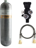 Skiennix Carbon Fiber Air Tank - 30 Cu Ft | 4500 PSI Compressed Air System with Regulator & Dual Gauges
