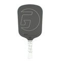 Gamma Obsidian 10 Carbon Fiber Pickleball Paddle with 10mm Core, Comfortable Molded Foam Handle, and Customizable Handle Weight System