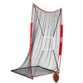 7x4 ft Football Kicking Net with Target Zone - Portable Sports Training Aid