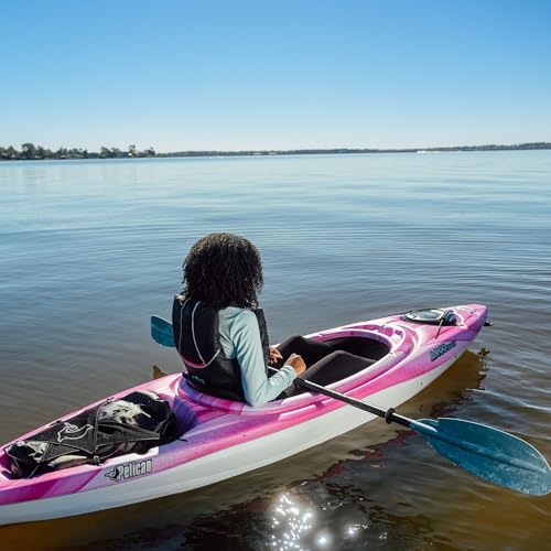 Pelican Argo 100X 10ft Sit-On-Top Kayak - Magenta White Variation Lightweight Recreational Boat
