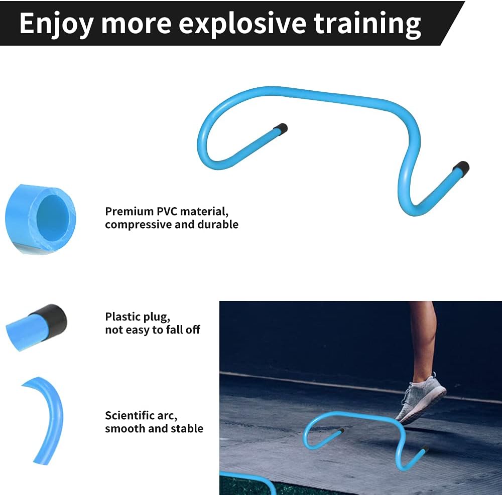 TNZMART Agility Ladder Set - Adjustable Rungs with 10 Plastic Training Cones for Enhanced Performance