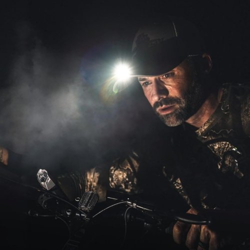 LED Hat Light - POWERCAP Baseball Cap with Light Built in - LED Cap Visor Light with Bright Headlight and IPX4 Rating (2.5 Structured Black)