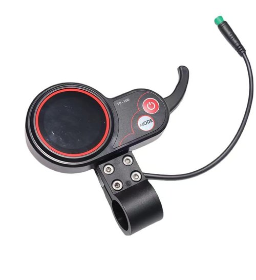 Jfentrwa TF-100 5PIN 36V-60V Electric Scooter Throttle Controller - Multi-Function Waterproof LCD Display for Kugoo/Kaabo/Dualtron/VSETT, Plug and Play Installation