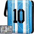 Soccer Card Binder with 900 Pockets, Water-Resistant Cover & Zipper