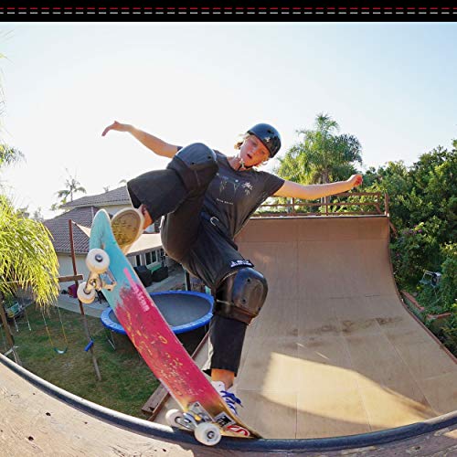 187 Killer Pads Slim Knee Pad for Skateboarding Large Black