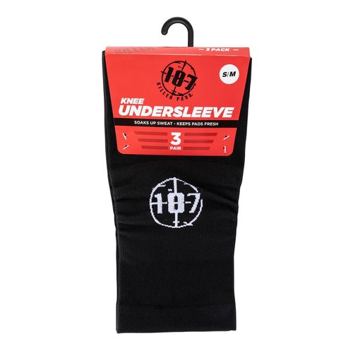 187 Killer Pads Knee Undersleeve, BLACK - S/M