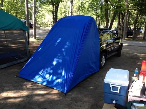 Universal SUV Tent for Camping and Hiking - Lightweight with Rainfly & Stakes