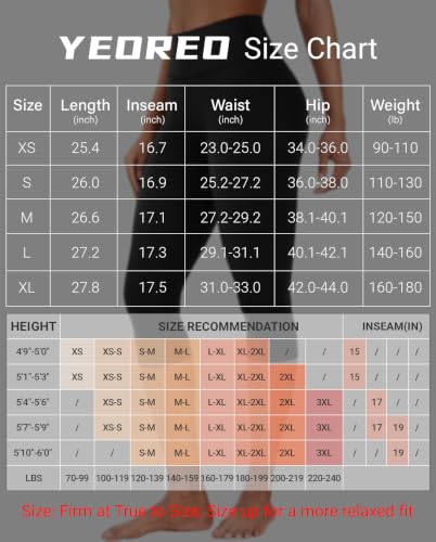Women's Workout Capri Leggings with Hidden Scrunch - 17'' Inseam, Small, Black