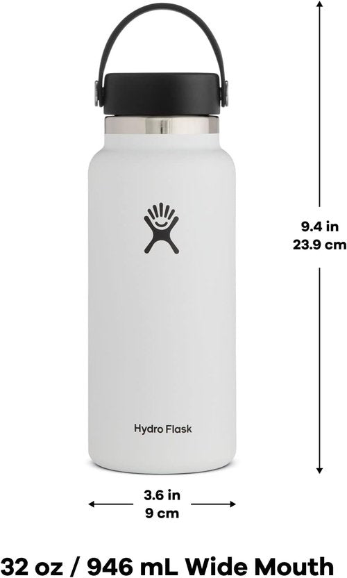 Hydro Flask 32 Oz Wide Mouth Water Bottle - Durable Flex Cap in Mesa Color