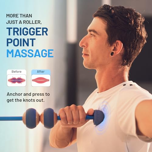 Deep Tissue Muscle Roller Stick for Trigger Point & Myofascial Release