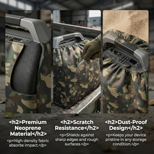 Neoprene Protective Cover for Monster Vision 2 Camo Smartphone Case