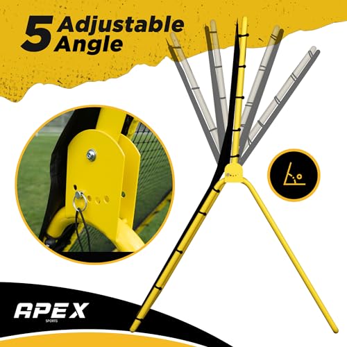 Apex Sports Lacrosse Rebounder 4x7 Feet - Professional Training Equipment