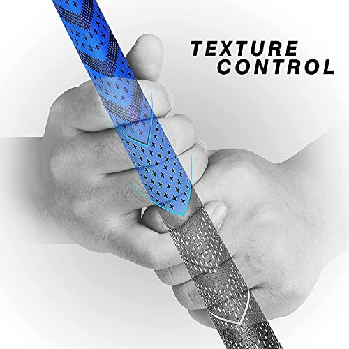 Oversize Golf Grip Set Blue - 13 Pack with Solvent, Tapes, Clamp & Blade