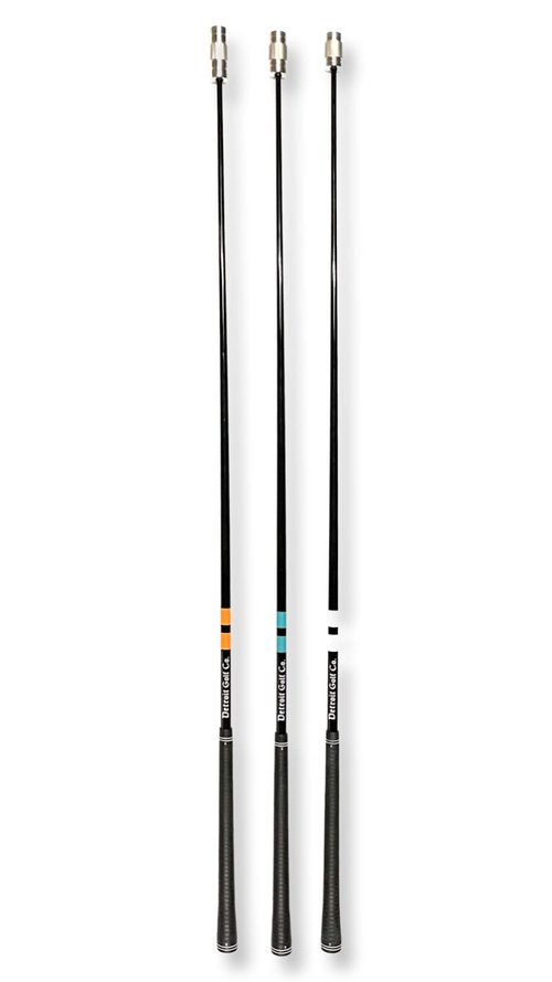 Detroit Golf Co. Swing Speed Training Set – 3 Club Overspeed Set – Designed to Increase Swing Speed, Power, and Distance for Improved Performance on The Course