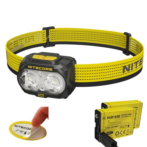 Nitecore UT27 MCT Pro 800 Lumen Headlamp with Red Light & Dual Power - Black
