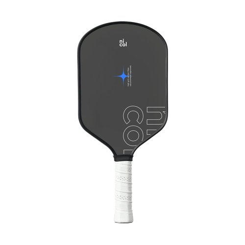 Nicol Pickleball P-One Elongated Pickleball Paddle - Premium Japanese Carbon Fiber Pickleball Paddle for Perfect Spin & Control - USAPA Approved T700 Pickleball Racket with Non-Slip Grip (Design 2)