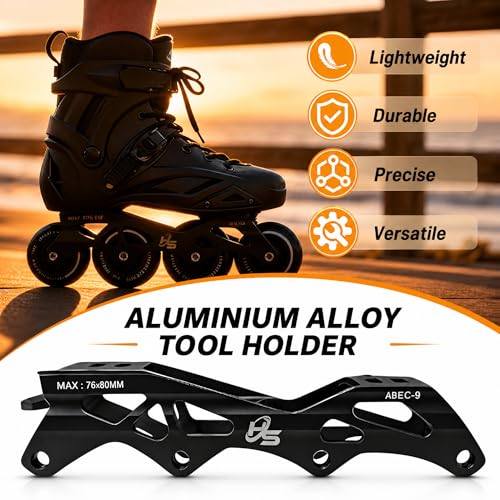 Performance Inline Skates for Women Men - Aluminum Frame, Soft Liner, Size 10-11/11-12