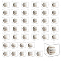 40 Pcs Acrylic Baseball Display Case Set - Clear Dustproof UV-Resistant