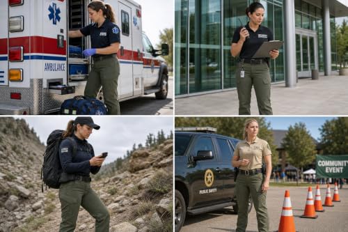 5.11 Tactical Women's Stryke Cargo Pants Black, Law Enforcement Workwear
