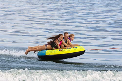 3 Person Comfort Shell Towable Inflatable Tube for Boating - Water Recreation