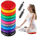 Leitee Inflatable Balance Cushions Set - 10 Pack for Core Stability & Therapy
