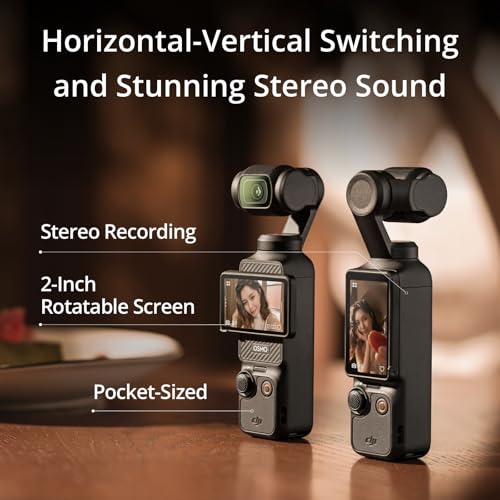 Osmo Pocket 3 Creator Combo Vlogging Camera with 1'' CMOS & 4K/120fps – Compact Stabilized Video Camera