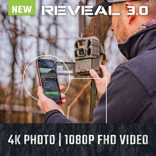TACTACAM Reveal Pro 3.0 Cellular Trail Camera with Night Vision & GPS