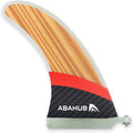 Abahub 9-Inch SUP Replacement Fin - Fiberglass Reinforced Center Fin for Surfboards & Paddle Boards | Black/Blue/White