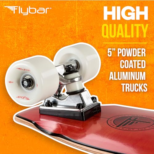 Maple 27.5-Inch Cruiser Skateboard with 60mm PU Wheels & ABEC 9 Bearings