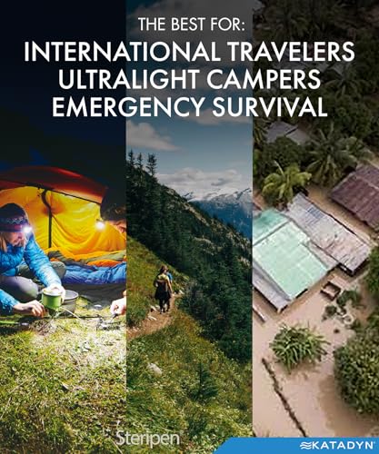 Ultralight UV Water Purifier Pen - 3 oz Portable Water Treatment for Backpacking & Travel