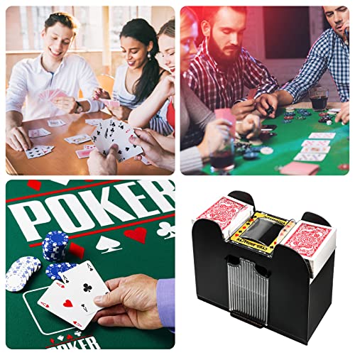 Automatic Card Shuffler for 1-6 Decks Battery Operated Casino Poker UNO