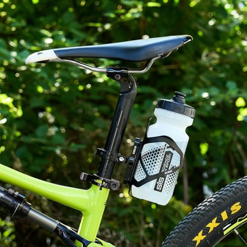 Bike Water Bottle Cage Mount Adapter Aluminum Alloy Handlebar Seatpost Clamp