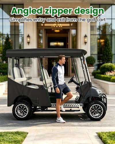 Weimell 4-Passenger Golf Cart Enclosure for DACH Apollo Waterproof Cover