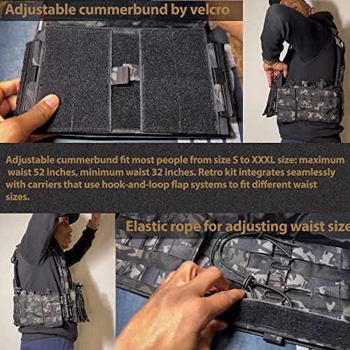 vAv YAKEDA Camo Tactical Outdoor Carrier Vest - Black 40