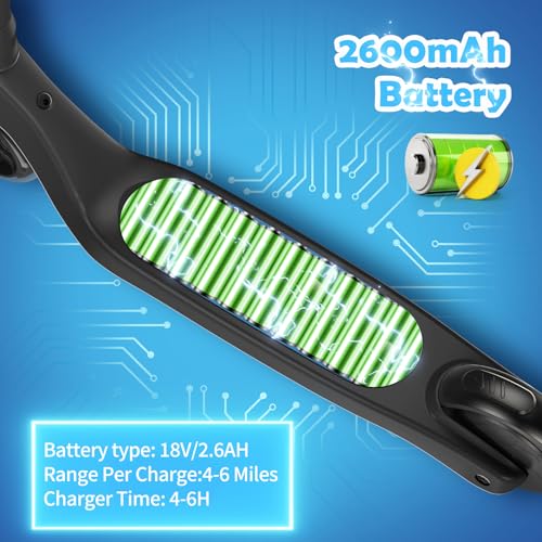 Kids Kick Scooter with LED Light-Up Wheels & Adjustable Handlebar - Ages 6-12