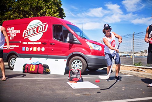 Hockey Sauce Kit - Original & Full Training & Trick Shot Kit w/ Goals & Pucks