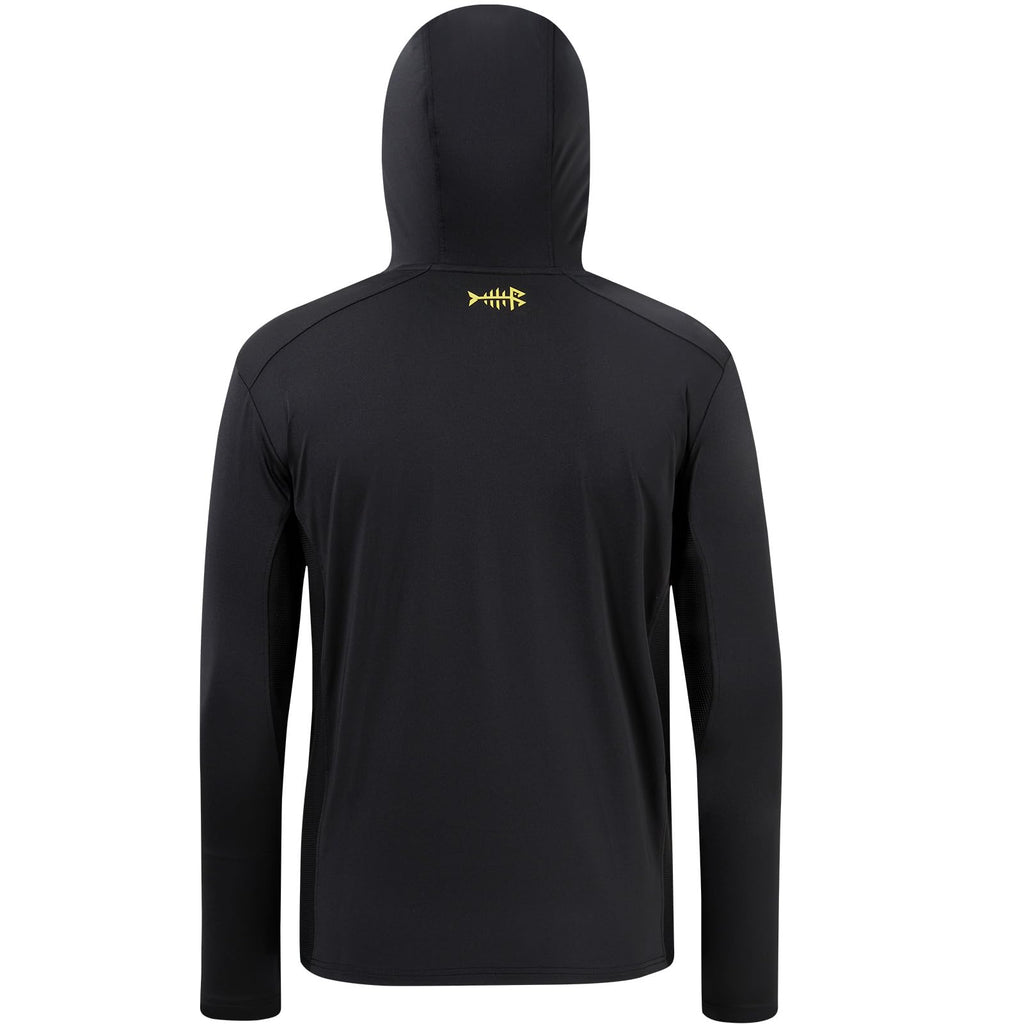 BASSDASH Men’s UPF 50+ Drawstring Fishing Hoodie Shirts UV Sun Protection Long Sleeve Outdoor Hiking Hooded T-Shirts FS33M