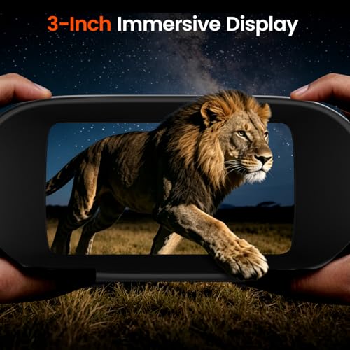 4K Night Vision Goggles for Adults with AI Color Boost, 8X Digital Zoom