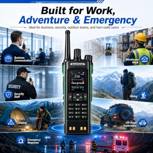 High Power 10W Two-Way Radio with GPS APRS NOAA Weather Emergency Kit