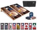 Tailgating Pros Regulation Cornhole Boards Set with 8 Bean Bags & Carrying Case