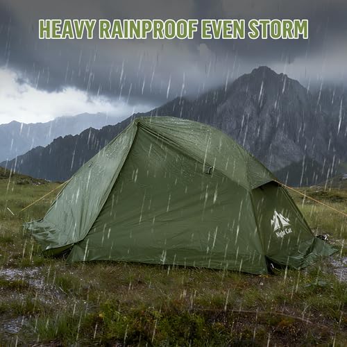 Night Cat 1-Person Camping Tent 28'' Wide Waterproof Hiking Shelter