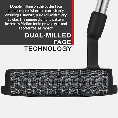 35-Inch Forged Blade & Mallet Putter with Adjustable Weights - PGF M02