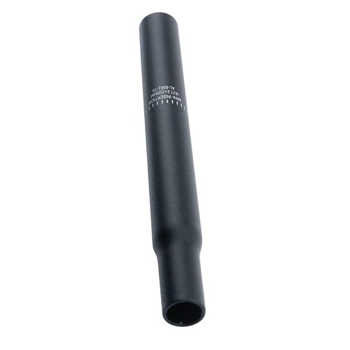 Risbay Bike Seatpost Bicycle Seat Tube Aluminum Alloy Bicycle Mountain Bike Seat Post 250mm/9.84" Length for Mountain Bike and Road Bike, 2PCS(Black)