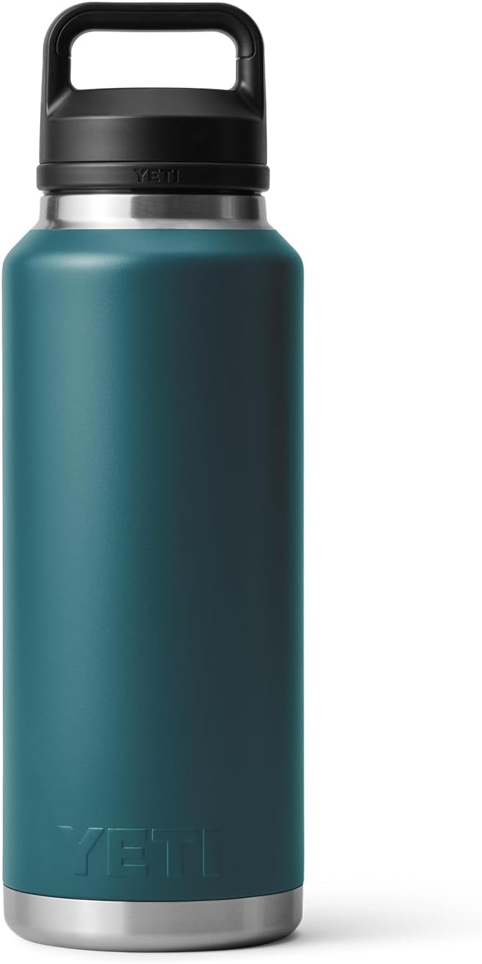 YETI Rambler 46 oz Bottle - Leakproof Vacuum Insulated Stainless Steel with Chug Cap | Agave Teal