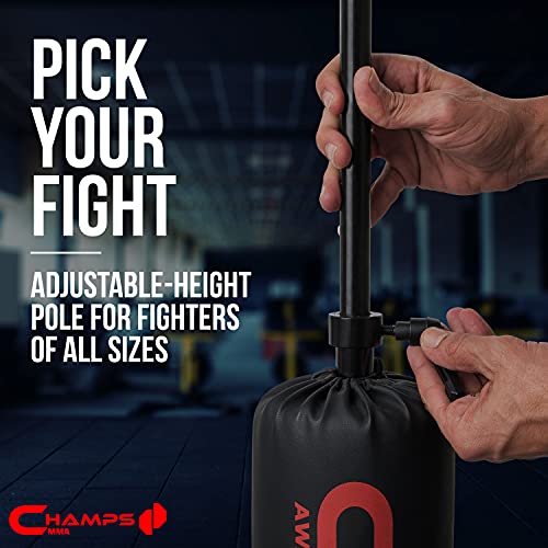 Adjustable Reflex Punching Bag Stand with Suction Cups for Boxing MMA Training