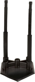 Champion Sports Deluxe Batting Tee - Adjustable Telescopic Rubber Design on Official Home Plate | Multiple Styles Available